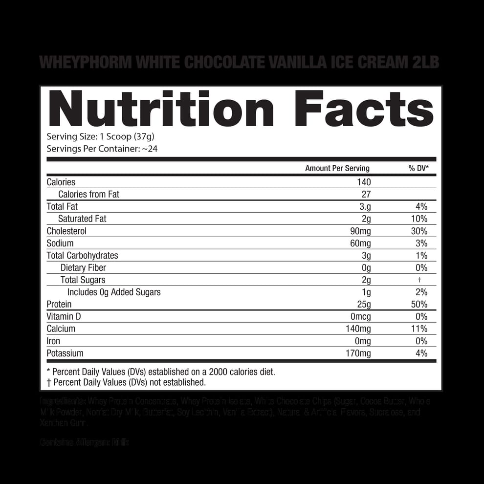 WHEYPHORM PROTEIN DRAGON 2 LB. 24 SERVIDAS