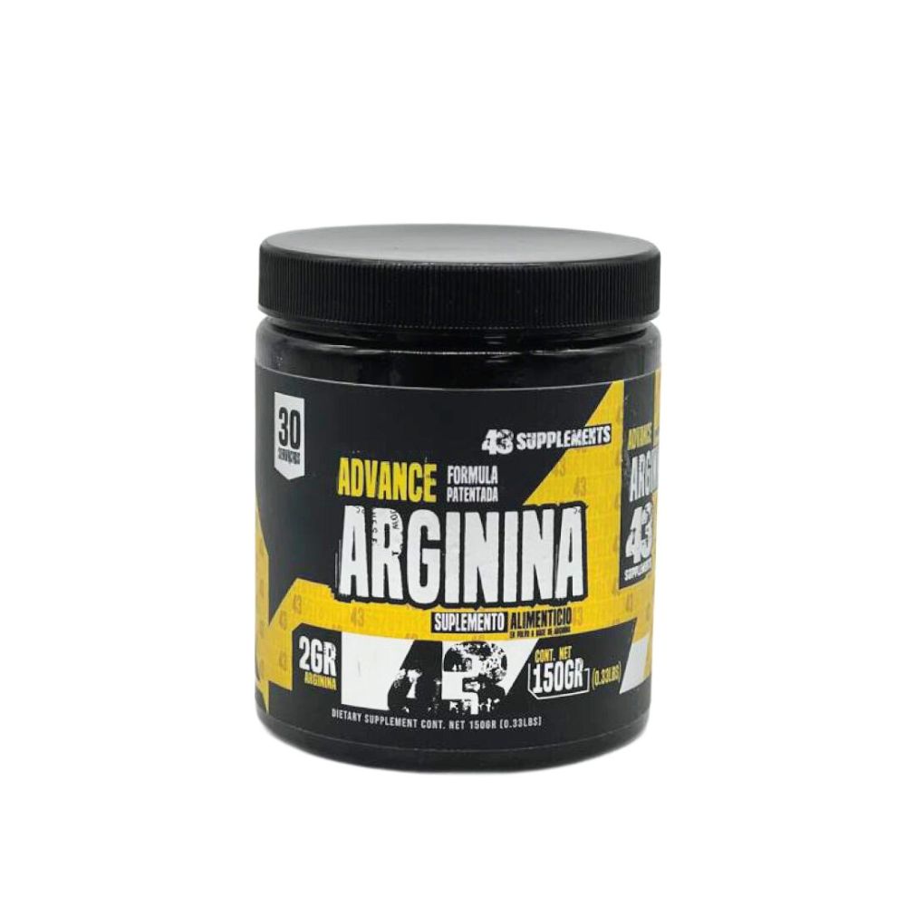 ARGININA ADVANCE 43 SUPPLEMENTS 30 SERVICIOS 150GRS.