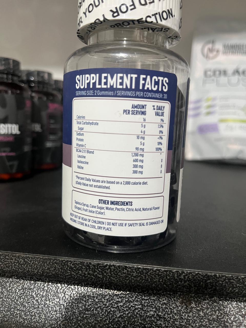 BCAA´S+PROTEIN GUMMIES ANTI-HUMAN 60 GUMMIES BOTE