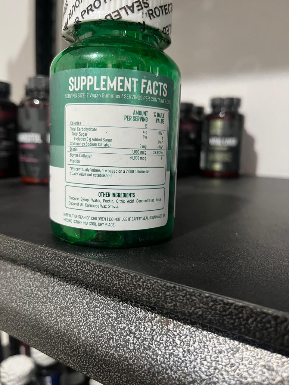 BIOTIN COLAGENO ANTI-HUMAN 60 GOMITAS