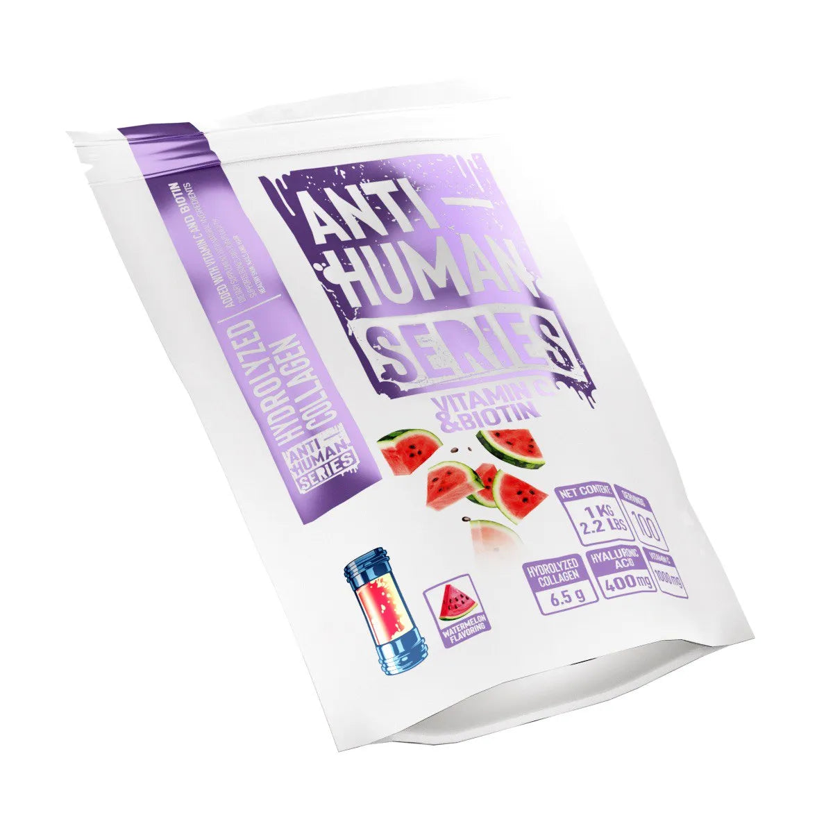 Hydrolyzed Collagen + Hyaluronic Acid Anti-Human Bag 100 Servings 1kg (2.2 lbs)