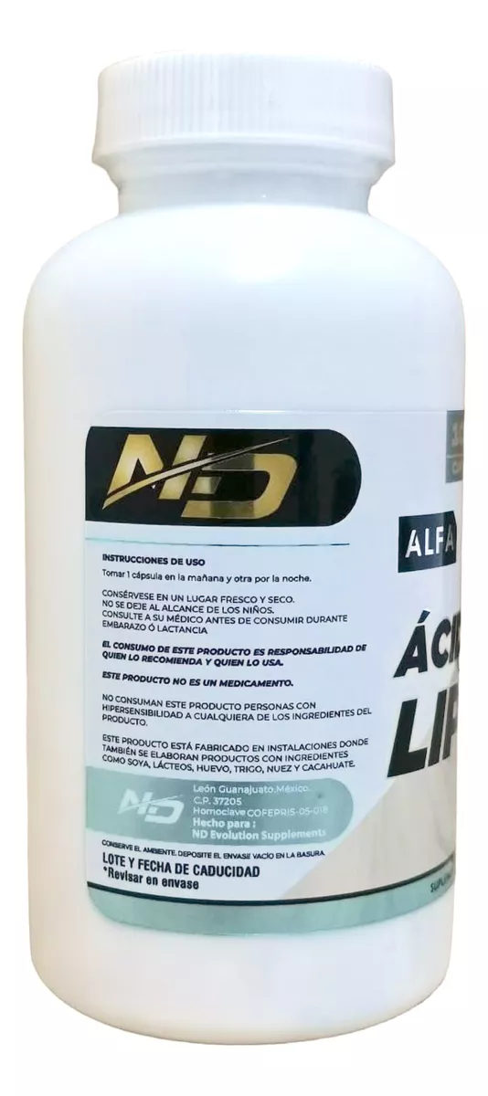 ACIDO ALFA LIPOICO ND EVOLUTION 100 CAPS