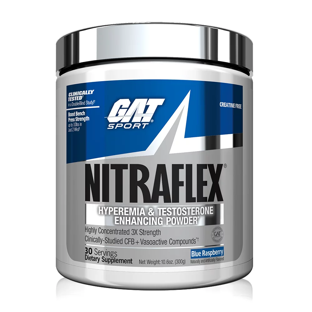 PRE-WORK OUT NITRAFLEX GAT SPORTS 30 SERVIDAS 10.6 OZ (300grs.)