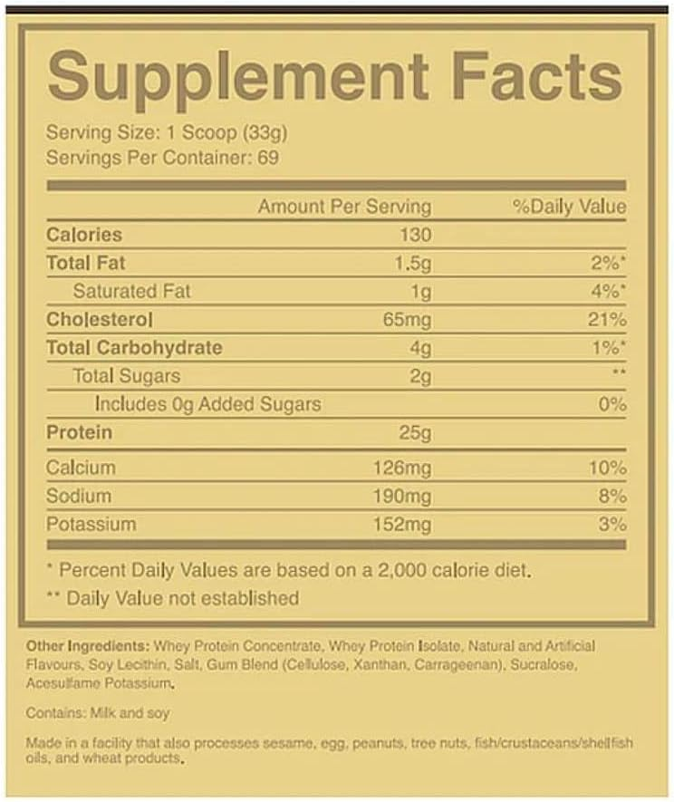 CBUM WHEY BLEND PROTEIN RAW 60 SERVES 5 LBS