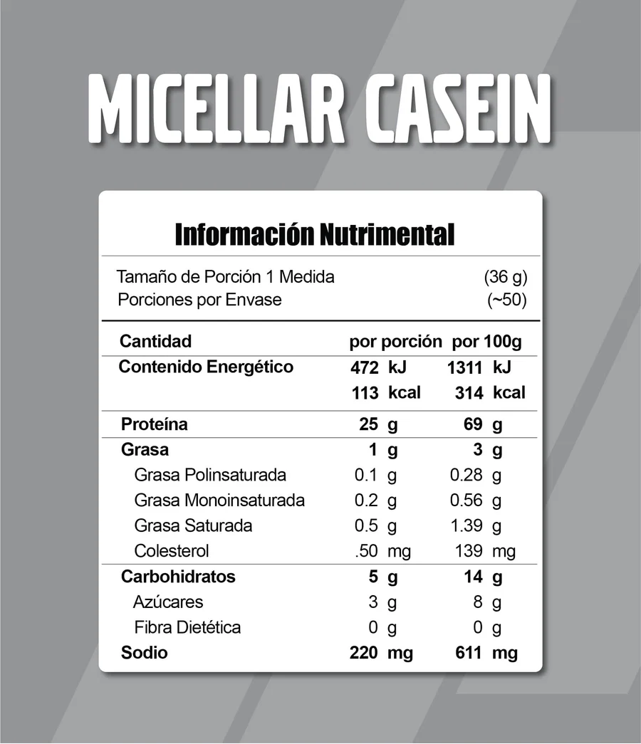 MICELLAR CASEIN META NUTRITION 50 SERVINGS