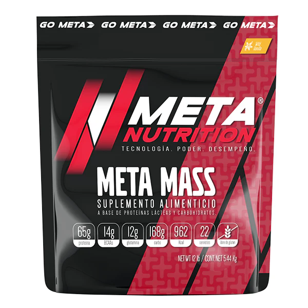 META MASS META NUTRITION 22 SERVIDAS 12LBRS. (5.44 KGS.)
