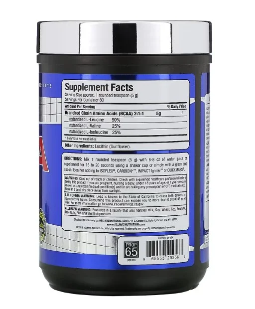 BCAA ALLMAX 80 SERV 400G