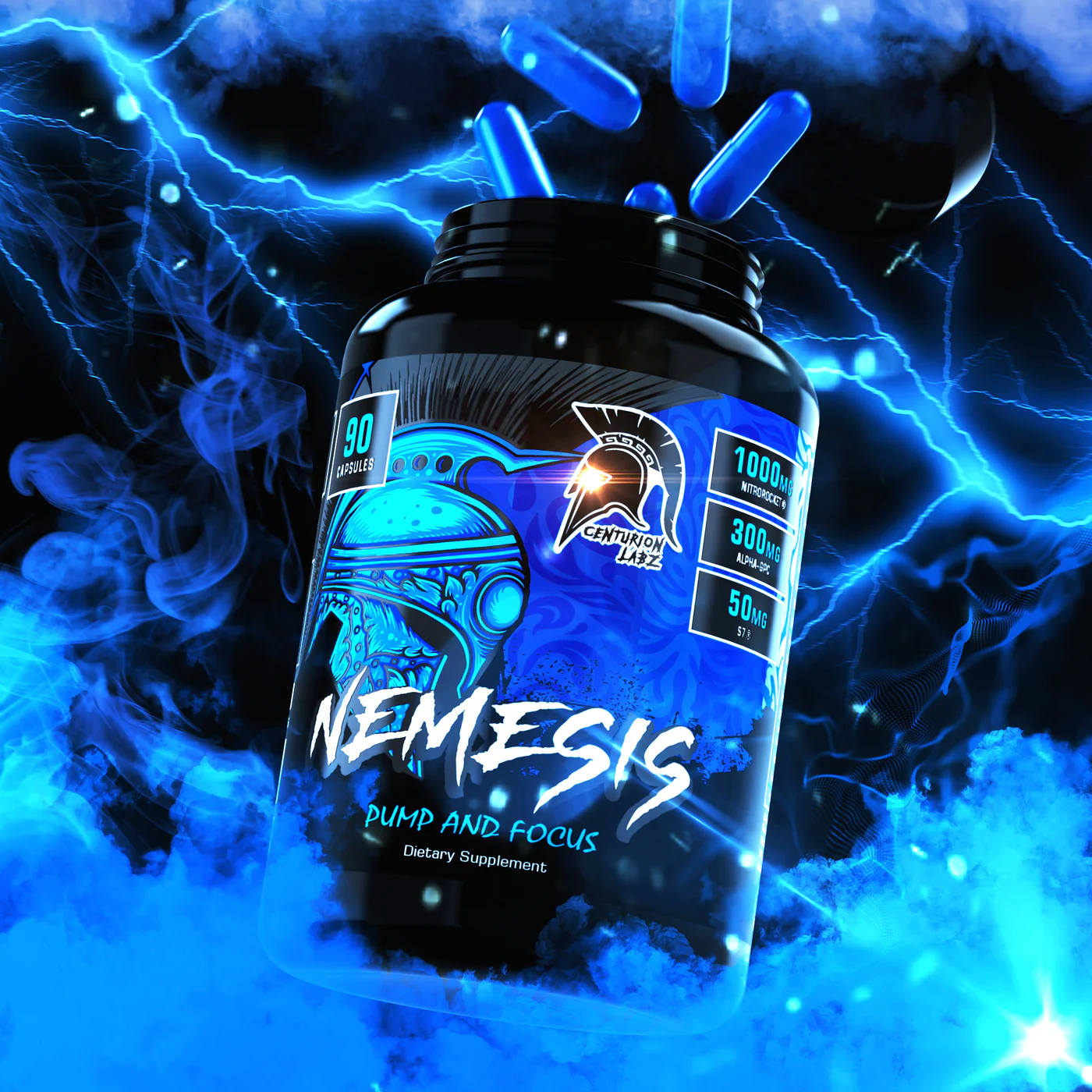 PUMP AND FOCUS NEMESIS CENTURION LABZ 30 CAPSULAS