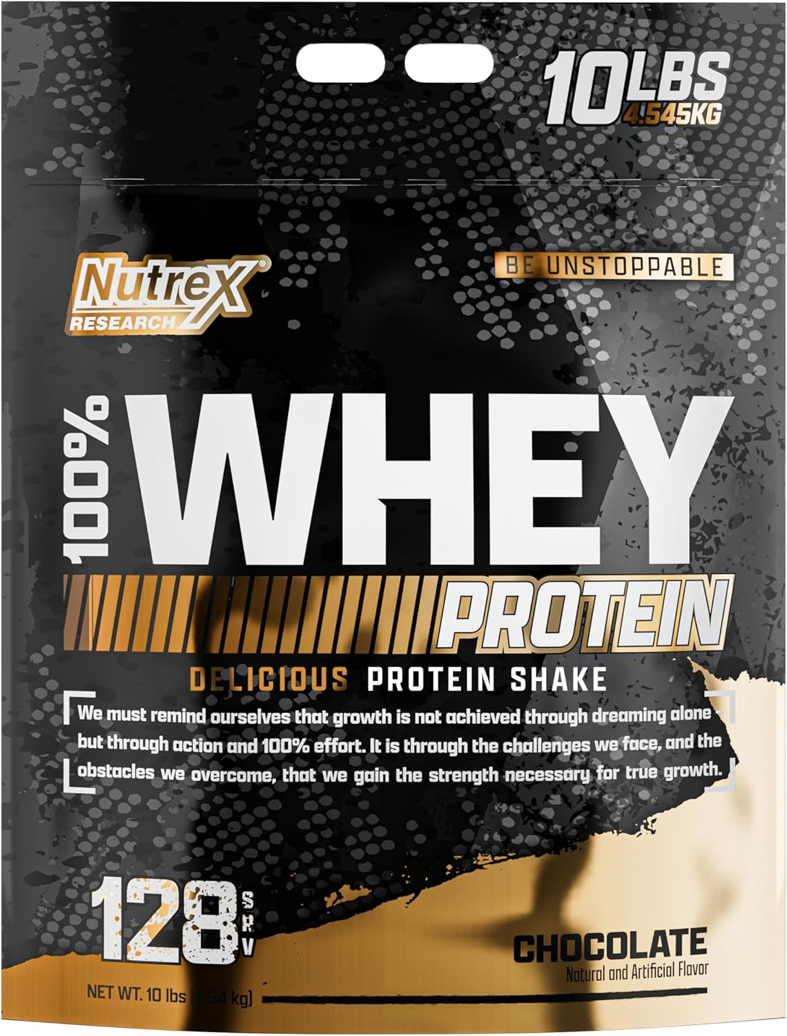 WHEY PROTEIN 100% NUTREX 4.54KG 10LBS 134 SERVIDAS