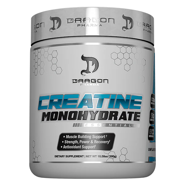 CREATINE MONOHYDRATE DRAGON PHARMA 60 SERVIDAS 300 GRS.
