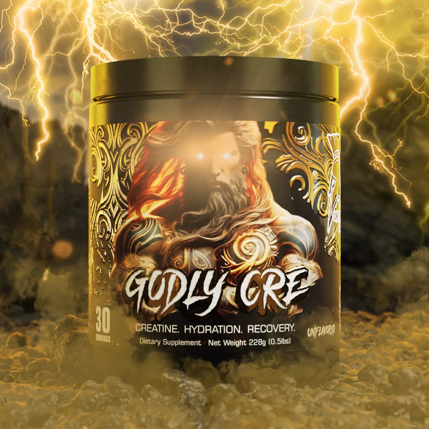 CREATINE HYDRATION RECOVERY GODLY CRE CENTURION LABZ 30 SERVIDAS