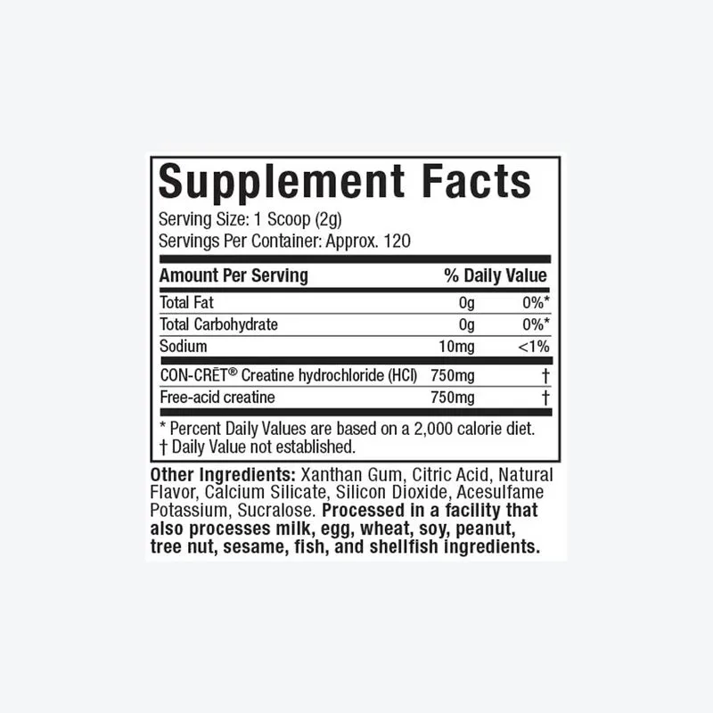 CREATINE HCI CELL TECH CREACTOR MUSCLE TECH 120 SERVICIOS