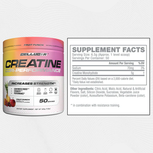 CREATINE COR-PERFORMANCE CELLUCOR 50 SERVICIOS
