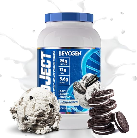 ISOJECT EVOGEN ULTRA PURE WHEY ISOLATE PROTEIN 25 SERVIDAS 1.87 LBS. (850 GRS.)