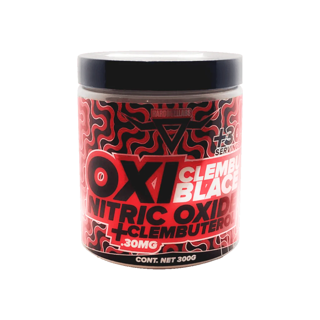 OXI CLEMBU BLACE / NITRIC OXIDE+CLEMBUTEROL HARD BULLLABS 30 SERVIDAS 300G.