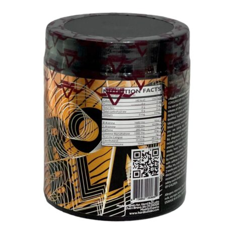 OXI TESTO BLACE NITONE OXIDE + TESTOSTERONE HARD BULLLABS 30 SERVIDAS 300GRS.