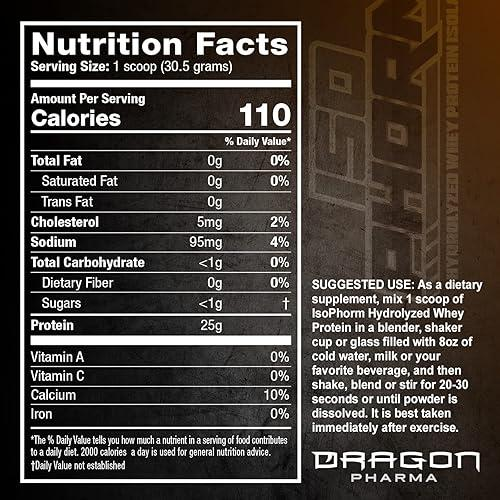 ISOPHORM HYDROLIZED ISOLATE 5LB 69 SERVIDAS