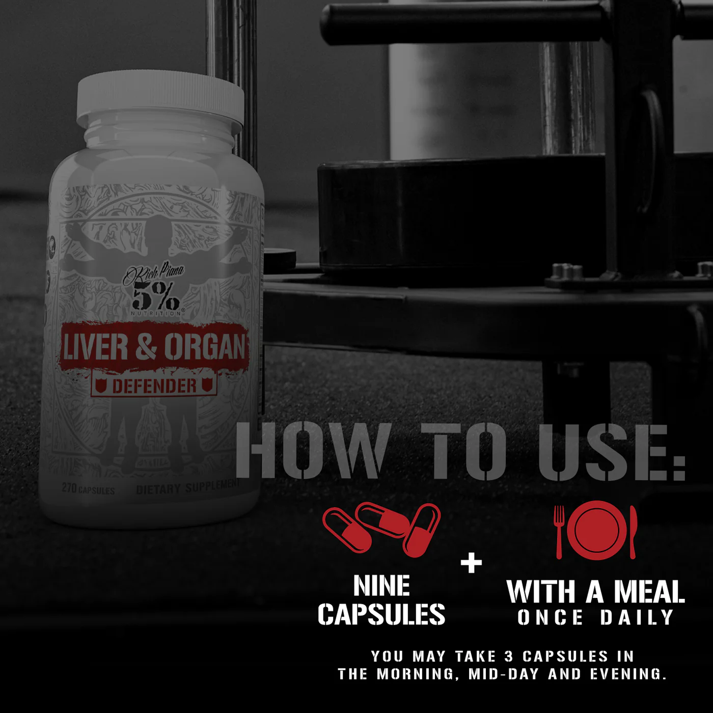 LIVER & ORGAN DEFENDER RICH PIANA 5% 270 CAPSULAS