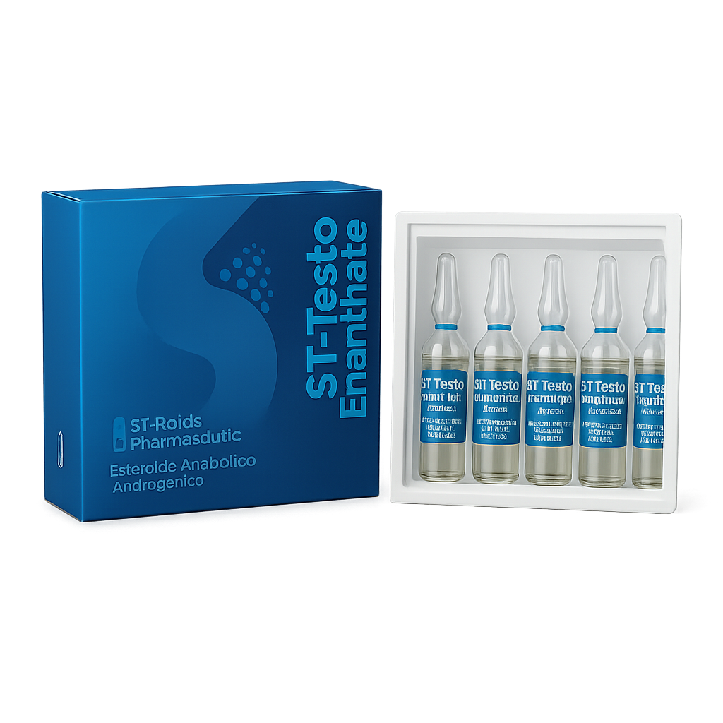ST-ROIDS TESTOSTERONE ENANTHATE 10 AMPOLLAS DE 1ML/350mg