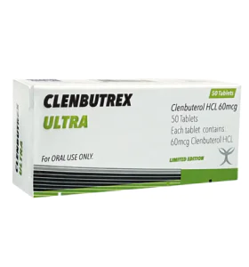 CLENBUTREX ULTRA / CLEMBUTEROL XT LABS 60MCG 50 TABLETS