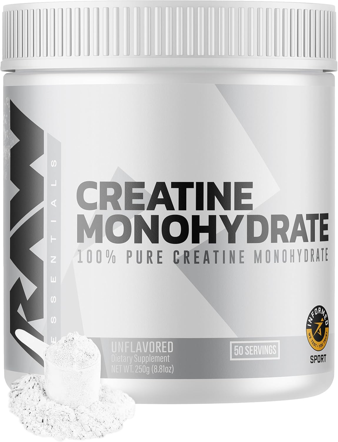 CREATINE MONOHYDRATE RAW 50SERVS