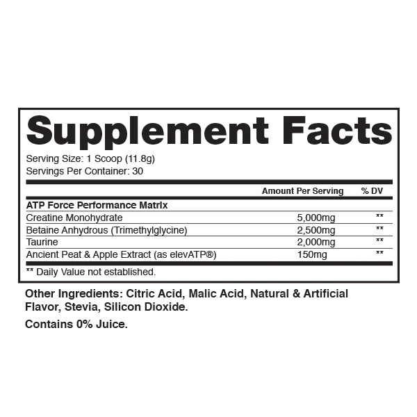 ATP FORCE (CREATINA CON ELEVAATP) DRAGON PHARMA