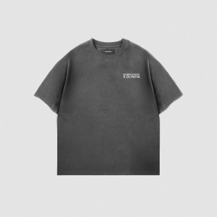 GRXO LIFTING CLUB TEE VINTAGE GRAY