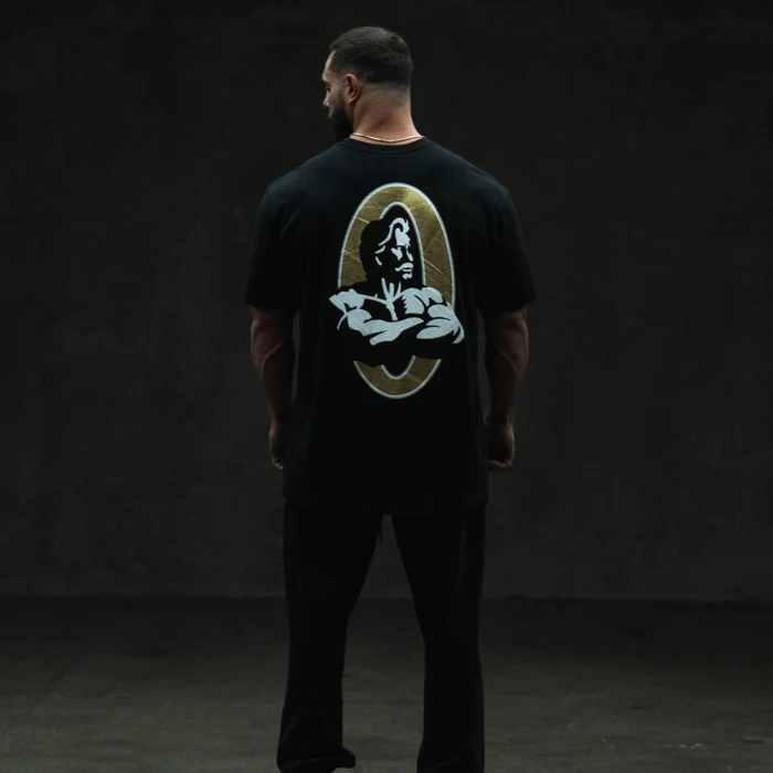 GOLD OLYMPIA BASIC TEE BLACK/GOLD