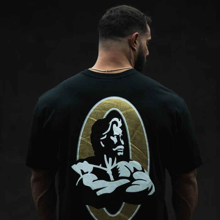 GOLD OLYMPIA BASIC TEE BLACK/GOLD