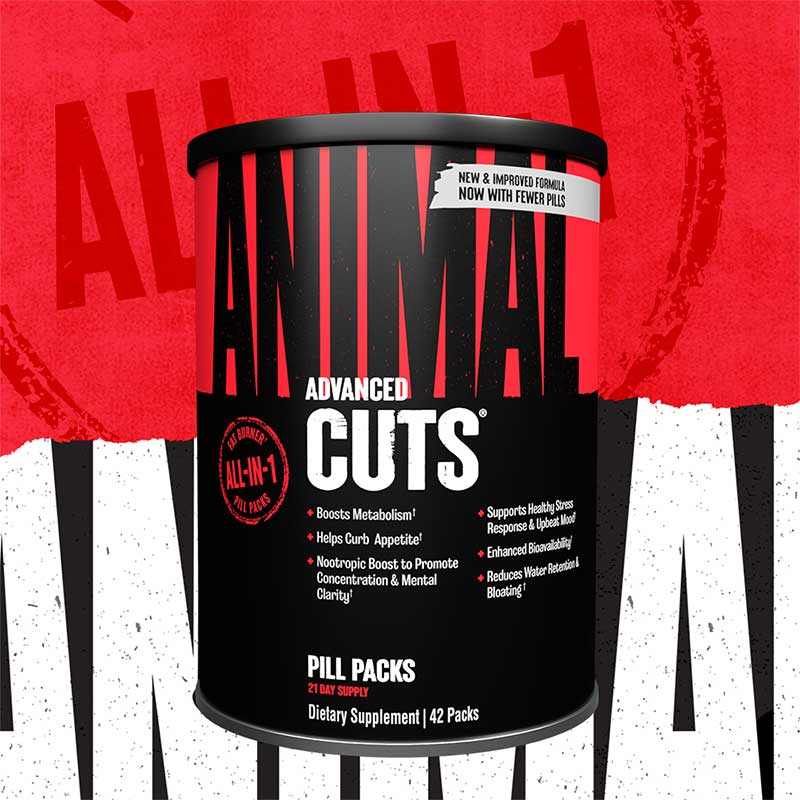 QUEMADOR TERMOGENICO ANIMAL CUTS 42 SOBRES