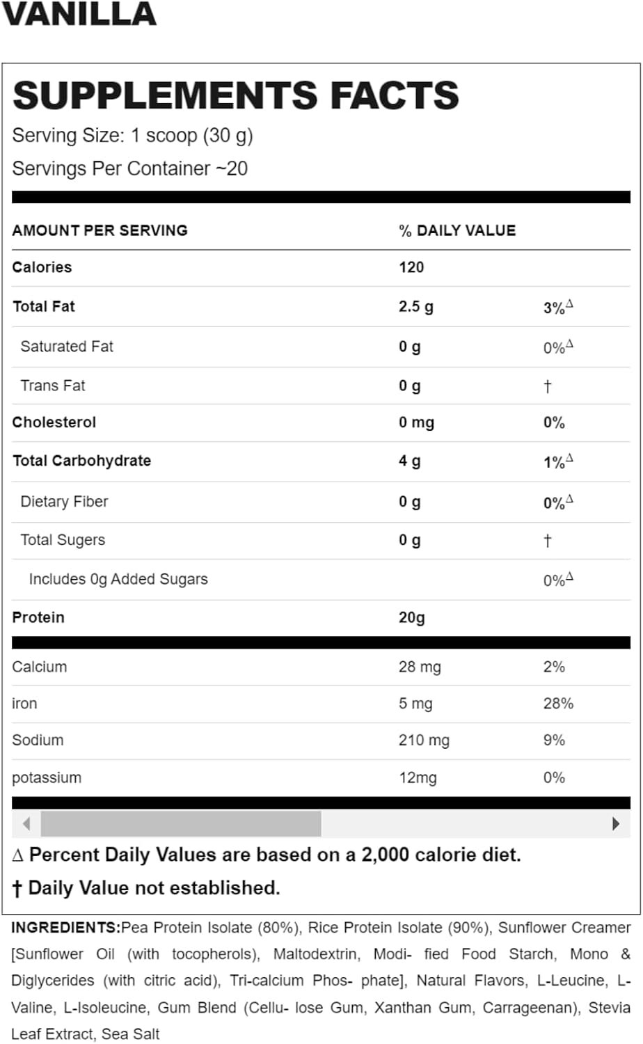 ISOPLANT 20 SERVIDAS ALLMAX VEGANA