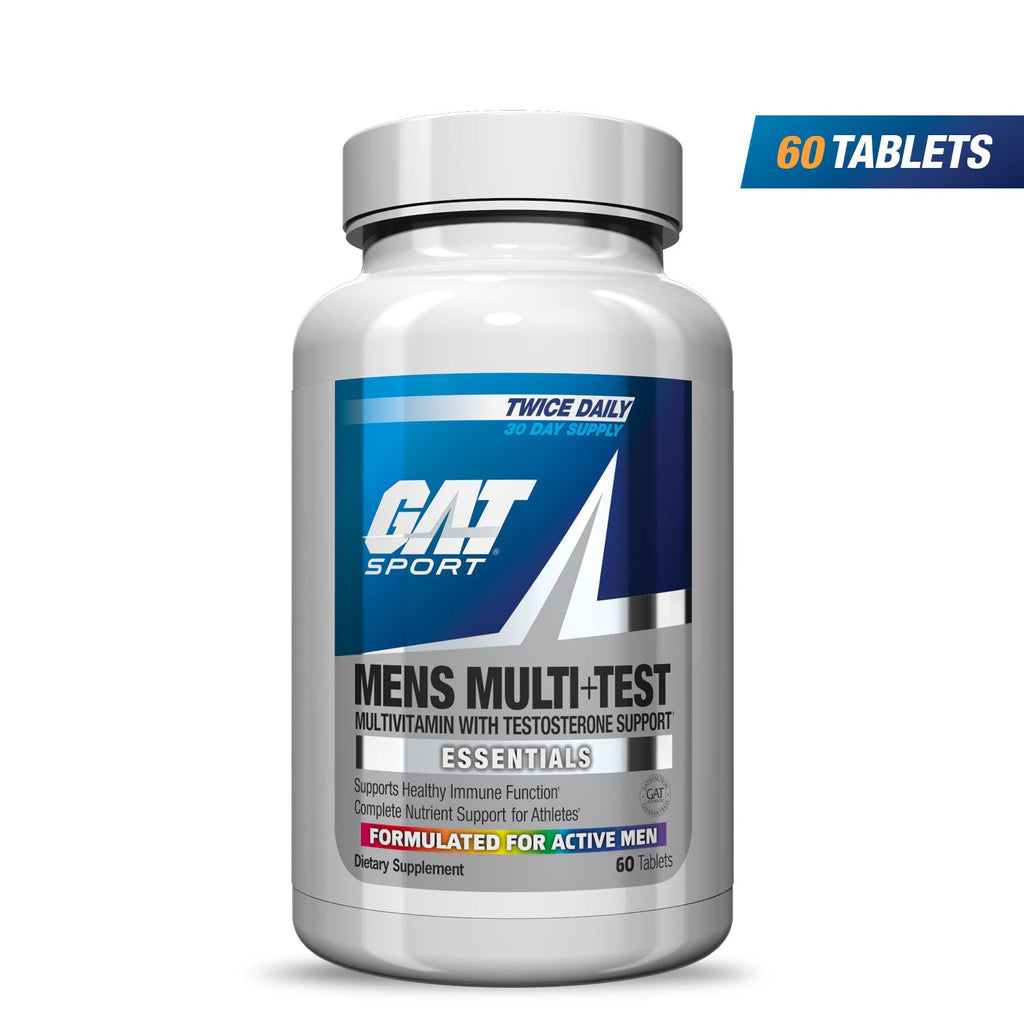 MENS MULTI+TES (Multivitamin with Testosterone Support) GAT SPORT 60 TABLETAS (30 SERVICIOS)