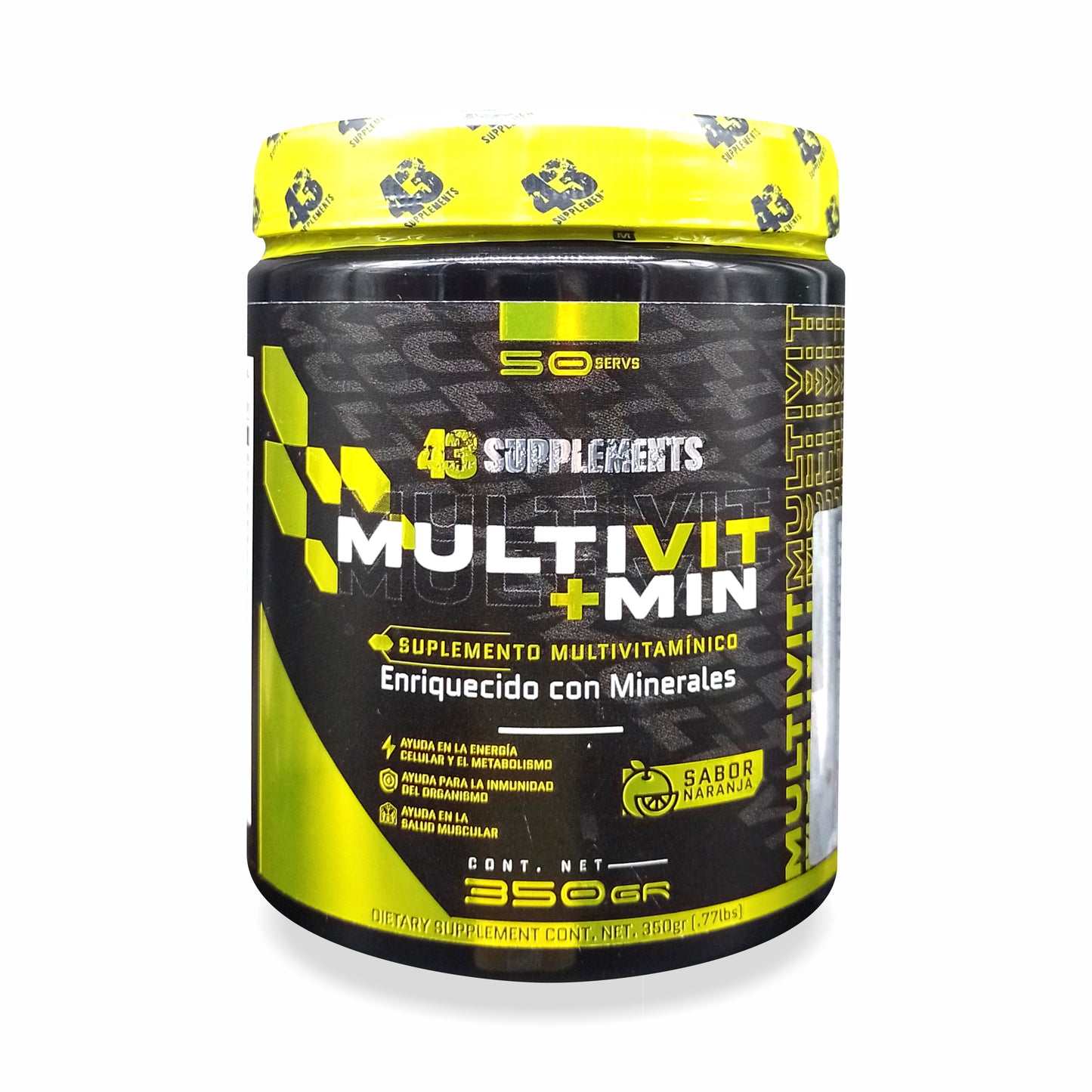 MULTIVIT + MIN 43 SUPPLEMENTS BOTE 50 SERVIDAS 350 GRS.