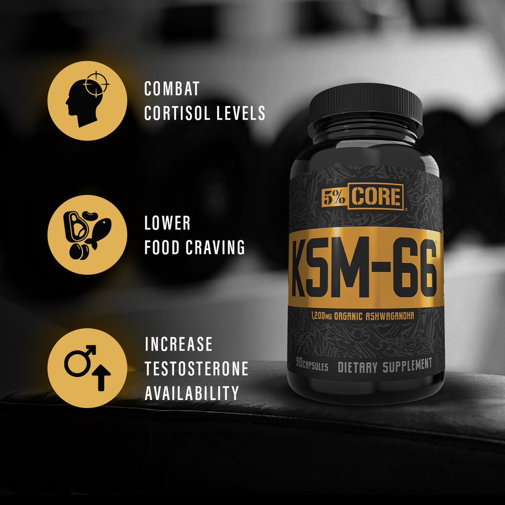 ASHWAGANDHA KSM - 66 RICH PIANA5% CORE 90 CAPSULAS