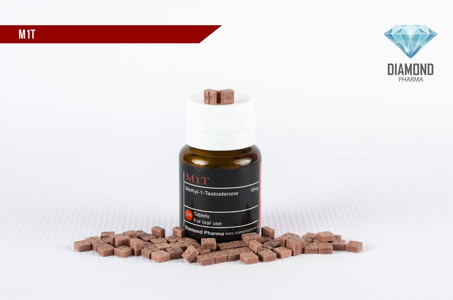 M1T METIL-1 TESTOSTERONA (METHYTEST) 10mg/100 TABLETAS DIAMOND
