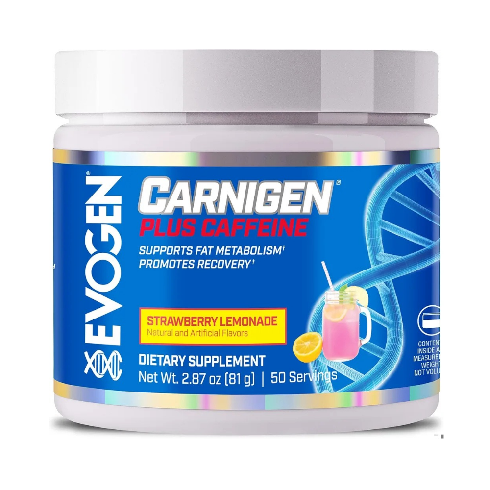 CARNIGEN PLUS CAFFEINE EVOGEN 50 SERVIDAS