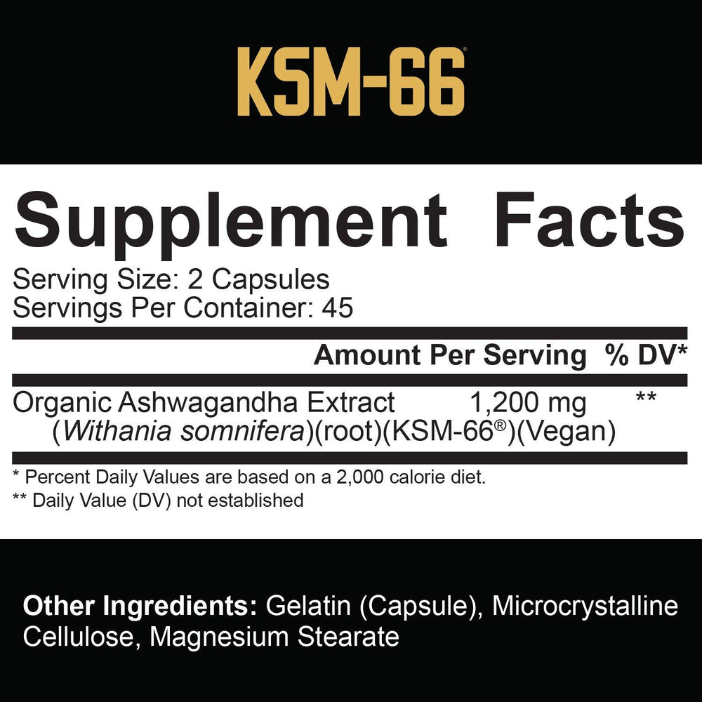 ASHWAGANDHA KSM - 66 RICH PIANA5% CORE 90 CAPSULAS