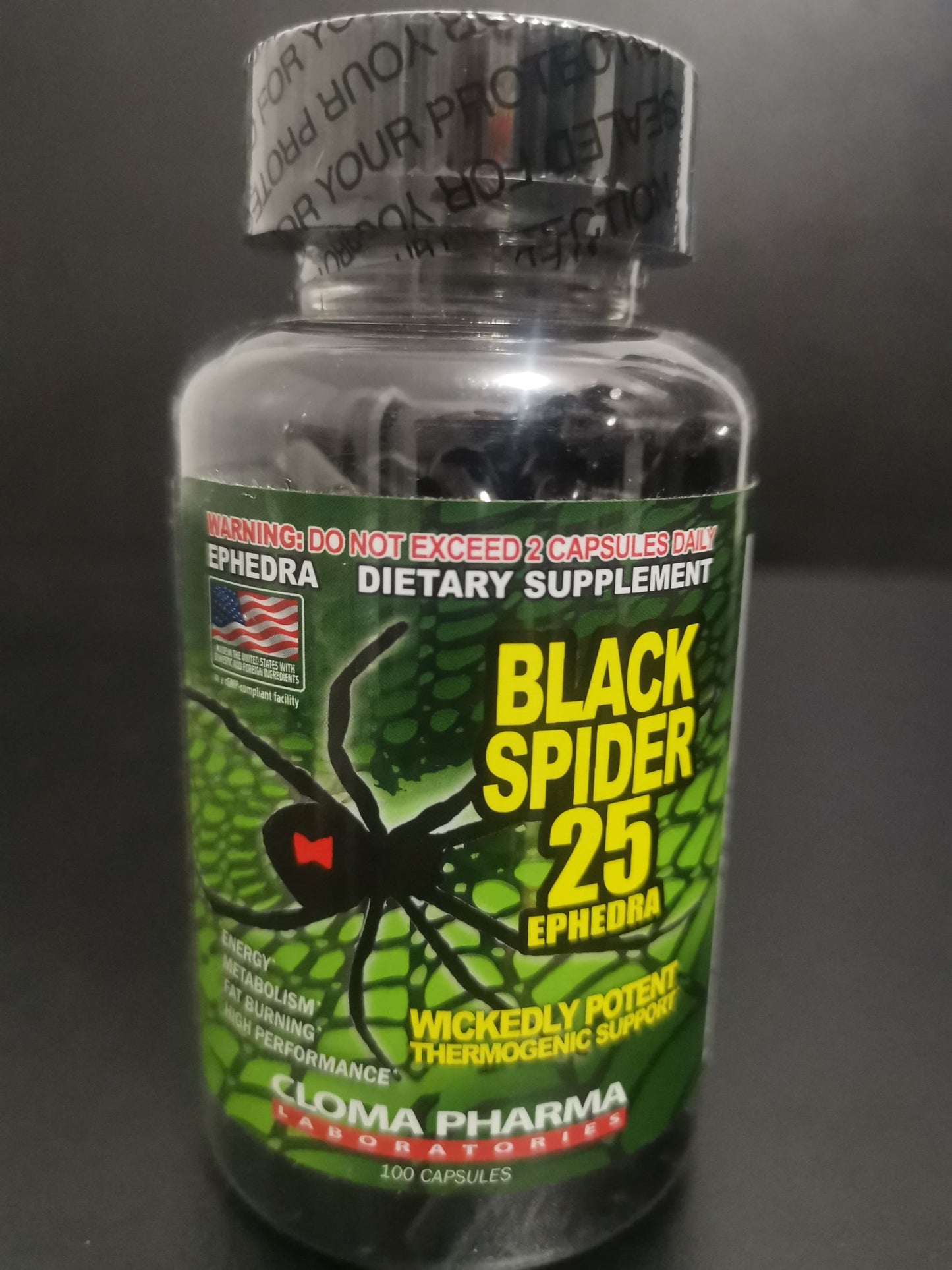 BLACK SPIDER 100 CAPSULAS
