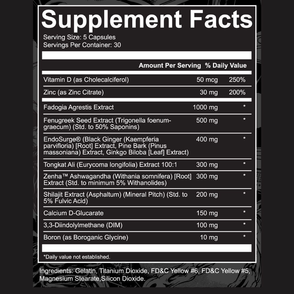 PHAGE EXTREME TEST BOOSTER NUTRIFITT 150 CAPS. (30 SERVIDAS)