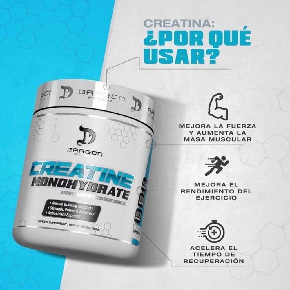 CREATINA MONOHYDRATE DRAGON PHARMA 200 SERVIDAS