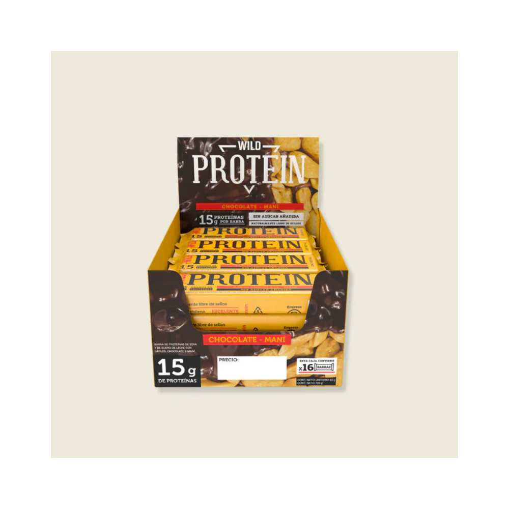 WILD PROTEIN BARS WILD FOODS 1 SERVING 45 GRAMS EACH