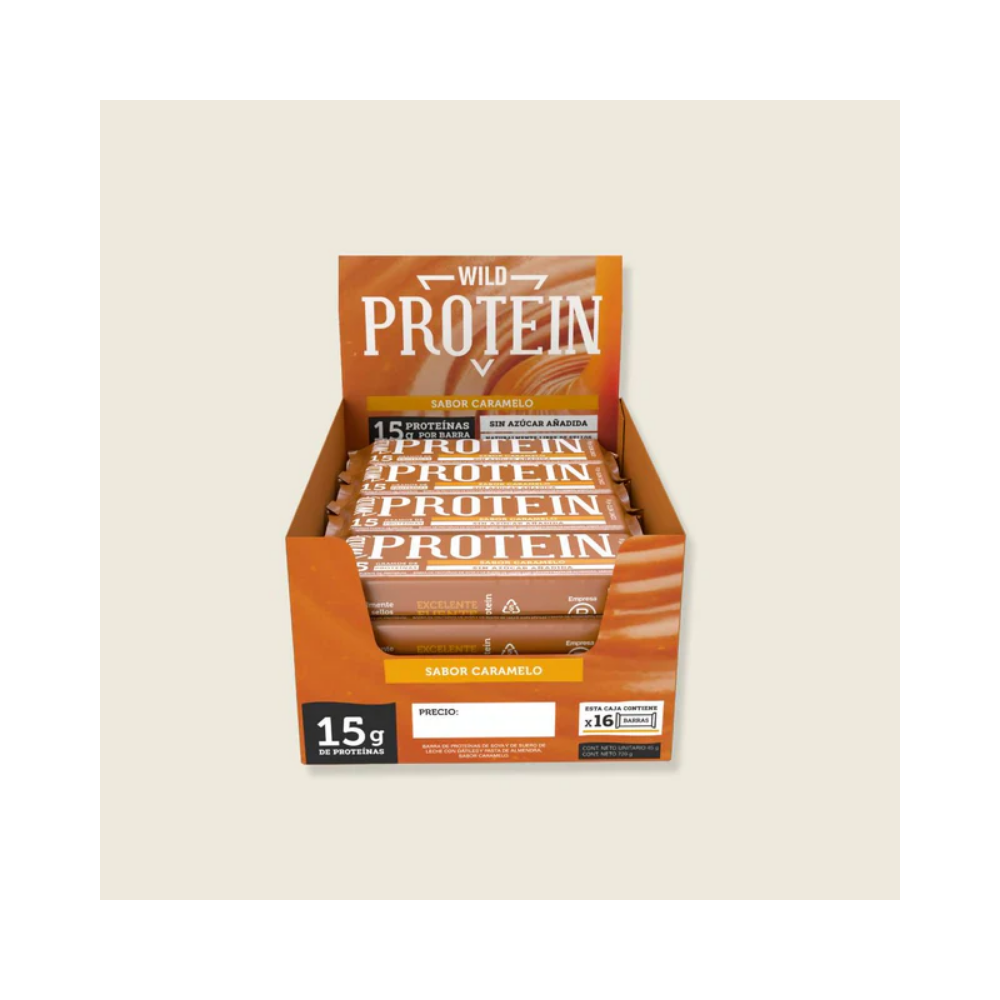 WILD PROTEIN BARS WILD FOODS 1 SERVING 45 GRAMS EACH