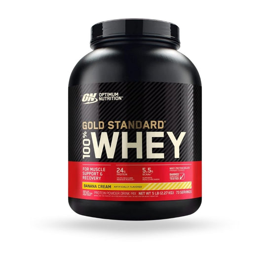 WHEY GOLD STANDARD OPTIMUM NUTRITION 74 SERVES 5LBS (2.22KG)