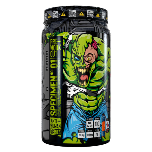PRE-WORKOUT SPECIMEN No. 01 ANTI-HUMAN **100 SERVICIOS**