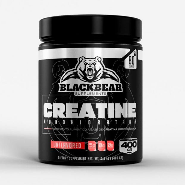 CREATINA BLACKBEAR NATURAL 80 SERVICIOS 400GRS.