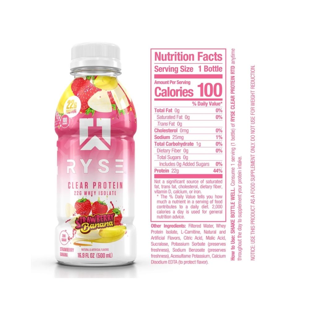 CLEAR PROTEIN RTD RYSE 22GR