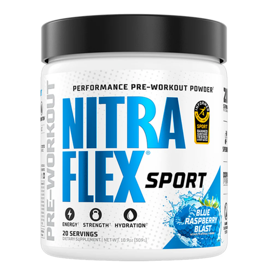 PRE-WORKOUT NITRAFLEX EXTREME SPORT GAT SPORT 20 SERVIDAS 10.9 OZ. (309GRS.)