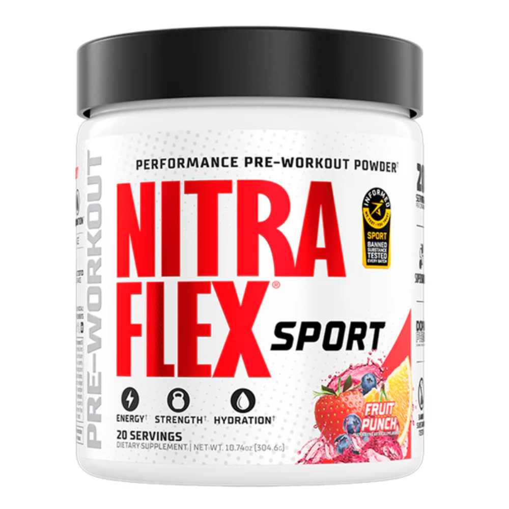 PRE-WORKOUT NITRAFLEX EXTREME SPORT GAT SPORT 20 SERVIDAS 10.9 OZ. (309GRS.)
