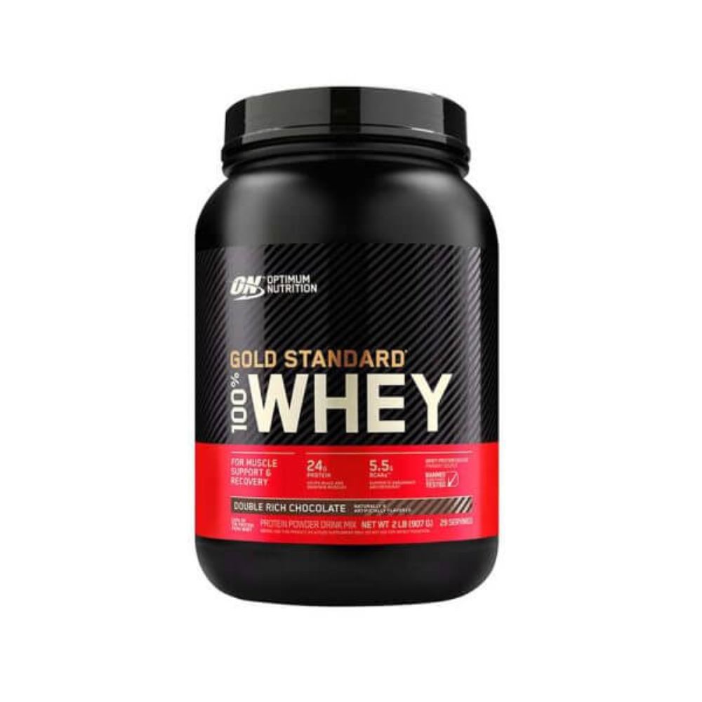 WHEY PROTEIN GOLD STANDARD OPTIMUN NUTRITION 29 SERVICIOS 2LBRS. (907 GRS.)