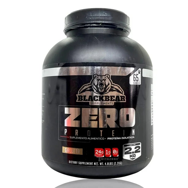 ZERO PROTEIN HYDROLIZED BLACKBEAR BOTE 65 SERVIDAS 2.2. kgs